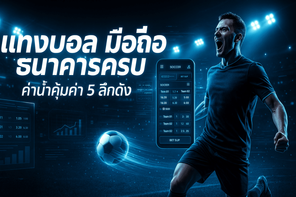 แทงบอล มือถือ ธนาคารครบ
