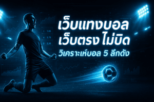 เว็บแทงบอล เว็บตรง ไม่บิด
